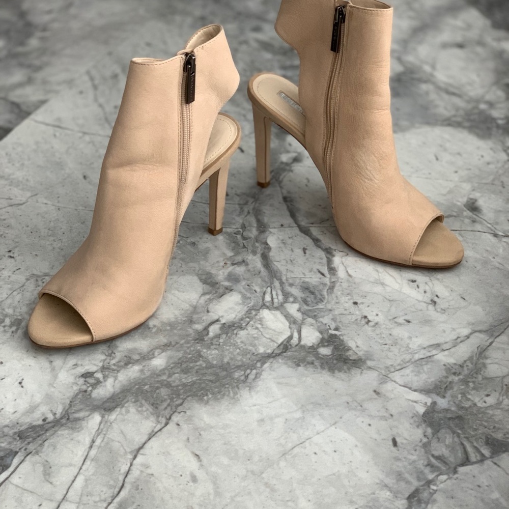 Bcbg Ankle Cream Booties With Heel - image 2